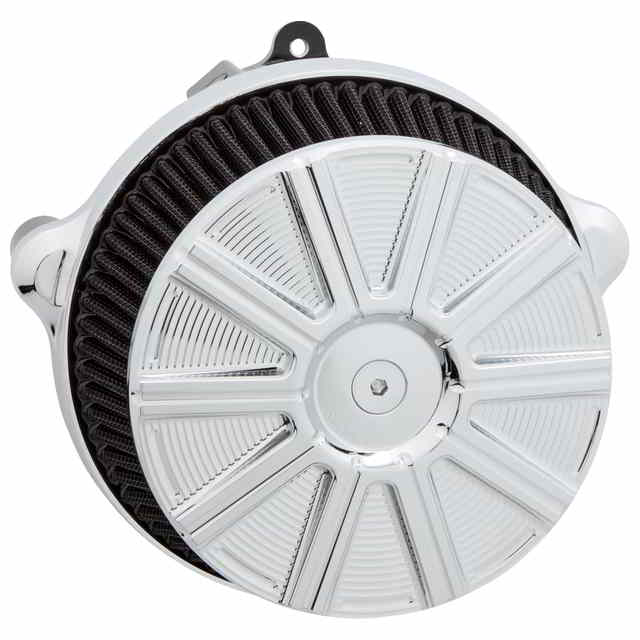 取寄せ Big Sucker ステージ1 エアクリーナーキット(カバー付き) - 10ゲージ - クローム アレンネス Big Sucker? Stage 1 Air Cleaner Kit with Cover - 10 Gauge - Chrome 600-306 DRAG 10103256|ハーレーパーツデポ