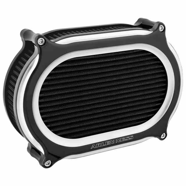 取寄せ ステージ2 オーバルエアクリーナーキット - ブラック アレンネス Stage 2 Oval Air Cleaner Kit - Black 600-171 DRAG 10103360