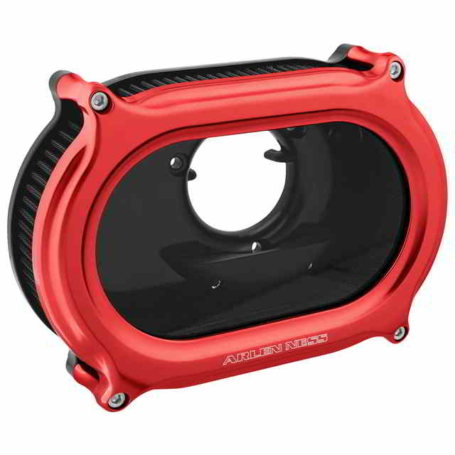 取寄せ ステージ2メソッドエアクリーナーキット - レッド アレンネス Stage 2 Method? Air Cleaner Kit - Red 600-204 DRAG 10103380