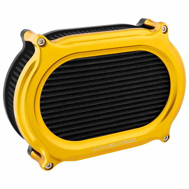 取寄せ ステージ2 オーバルエアクリーナーキット - ゴールド アレンネス Stage 2 Oval Air Cleaner Kit - Gold 600-209 DRAG 10103385 55,697円