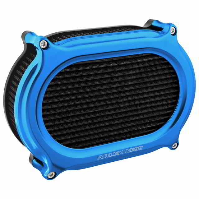 取寄せ ステージ2 オーバルエアクリーナーキット - ブルー アレンネス Stage 2 Oval Air Cleaner Kit - Blue 600-211 DRAG 10103387 55,697円