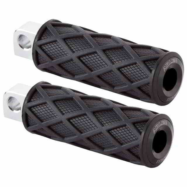 取寄せ ダイヤモンドフットペグ - オスマウント - ブラック アレンネス Diamond Footpegs - Male Mount - Black 400-047 DRAG 16202669