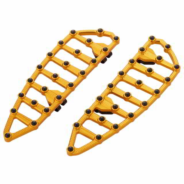 取寄せ MXドライバーフロアボード - ゴールド アレンネス MX Driver Floorboards - Gold 06-894 DRAG 16210945