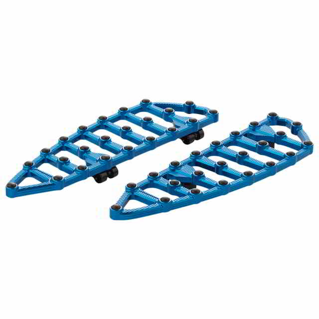 取寄せ MXドライバーフロアボード - ブルー アレンネス MX Driver Floorboards - Blue 410-009 DRAG 16211014