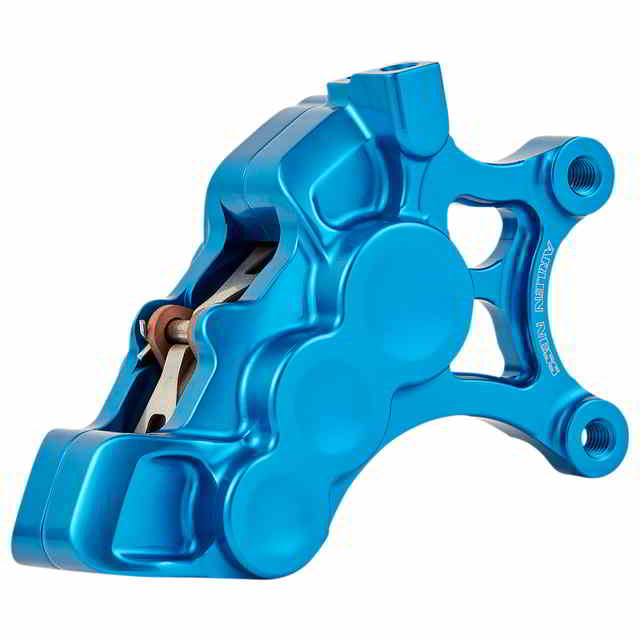 取寄せ 6ピストンキャリパー - 14インチ - ブルー アレンネス 6-Piston Caliper - 14 - Blue 02-203 DRAG 17010677|ハーレーパーツデポ