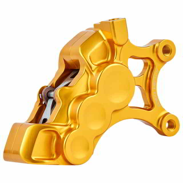 取寄せ 6ピストンキャリパー - 14インチ - ゴールド アレンネス 6-Piston Caliper - 14 - Gold 02-204 DRAG 17010678|ハーレーパーツデポ