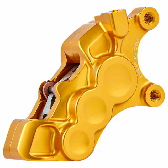 取寄せ 6ピストンキャリパー - 11.8インチ - ゴールド アレンネス 6-Piston Caliper - 11.8 - Gold 02-228 DRAG 17010686｜ハーレーパーツデポ