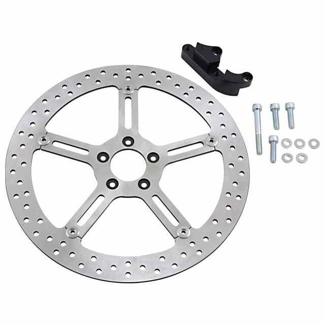 取寄せ 大型ブレーキローター - 15インチ - フロント右 - ハーレーダビッドソン アレンネス Big Brake Rotor - 15 - Front Right - Harley-Davidson 02-967 DRAG 17102394
