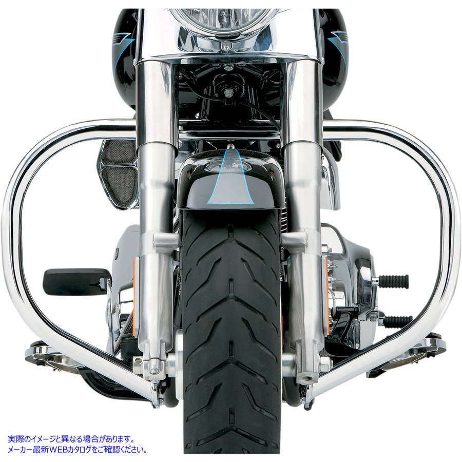 取寄せ フリーウェイバー - クローム - FLSTC コブラ Freeway Bar - Chrome - FLSTC 601-2105 DRAG 05051128