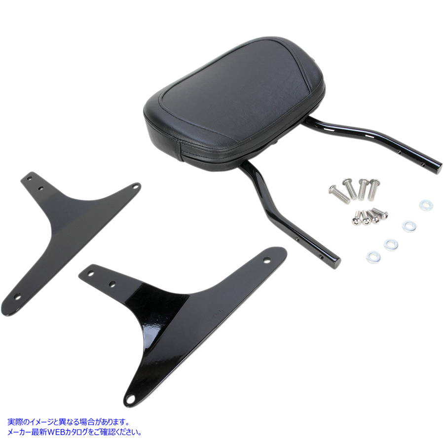 取寄せ ラウンドシシーバー - スタンダード - ブラック - ソフテイル コブラ Round Sissy Bar - Standard - Black - Softail 602-1301B DRAG 15010472｜ハーレーパーツデポ