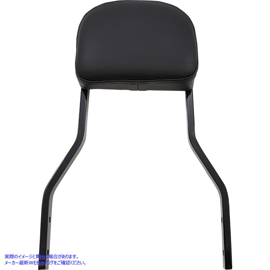 取寄せ バックレストキット - 14インチ - ブラック - ダイナ コブラ Backrest Kit - 14 - Black - Dyna 602-2044B DRAG 15010582