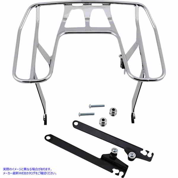 取寄せ 取り外し可能なラップアラウンドラック - クローム コブラ Detachable Wrap Around Rack - Chrome 602-2630 DRAG 15100658｜ハーレーパーツデポ