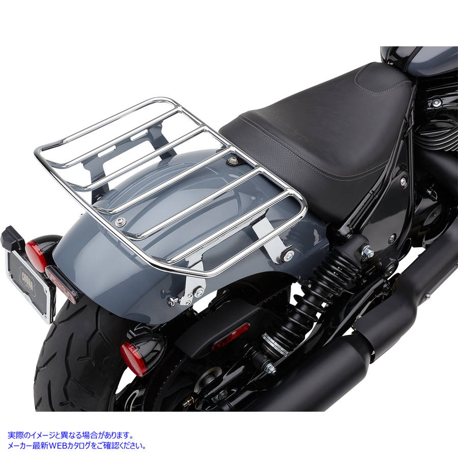 取寄せ 取り外し可能な荷物ラック - クローム コブラ Detachable Luggage Rack - Chrome 502-2602 DRAG 15101021