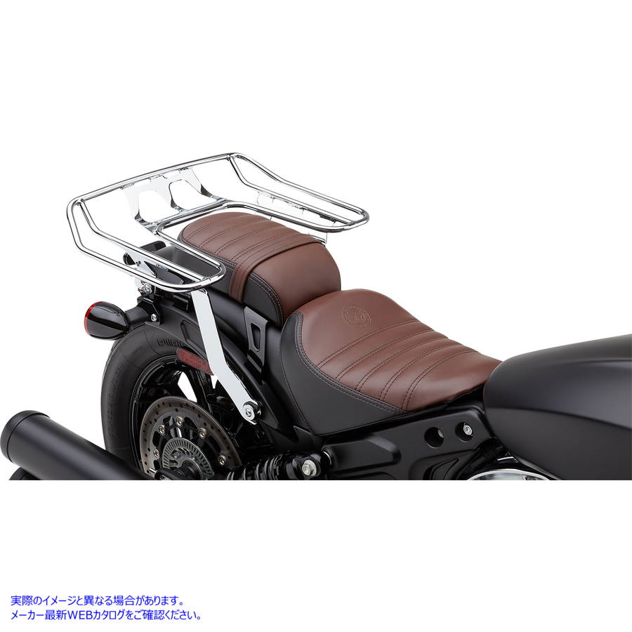 取寄せ 取り外し可能なラップアラウンドラック - クローム - ボバー コブラ Detachable Wrap Around Rack - Chrome - Bobber 502-2615 DRAG 15101029