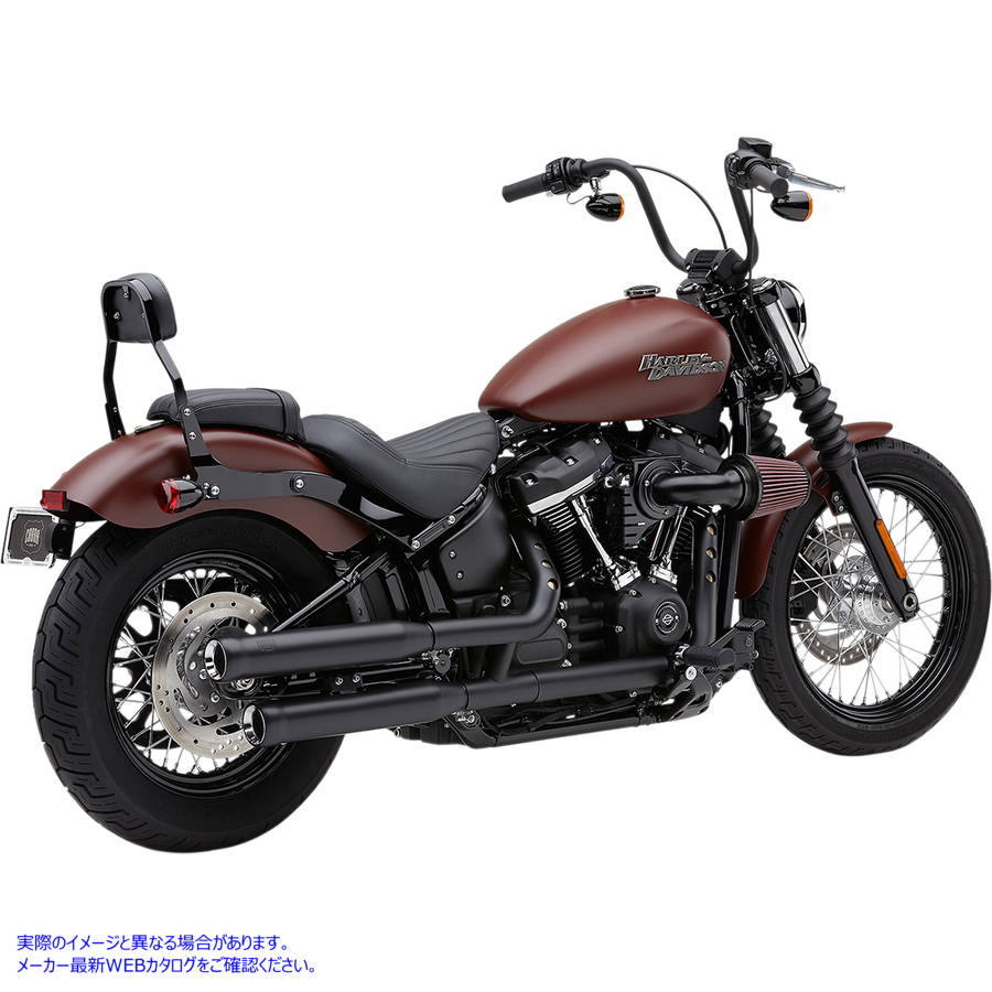 取寄せ ネイバーヘイター マフラー ソフテイル用 - ブラック コブラ Neighbor Hater Mufflers for Softail - Black 6047B DRAG 18011243|ハーレーパーツデポ