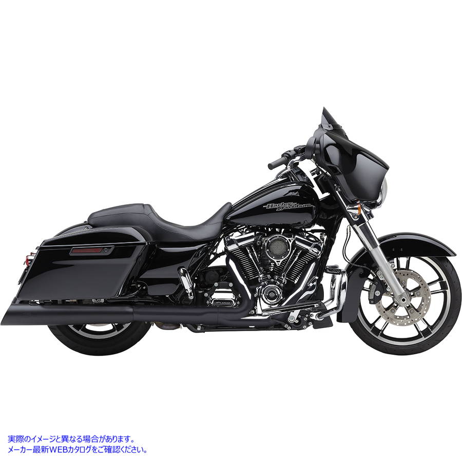 取寄せ 4-1/2インチ NHシリーズ マフラー - ブラック コブラ 4-1/2 NH Series Mufflers - Black 6289RB DRAG 18011510