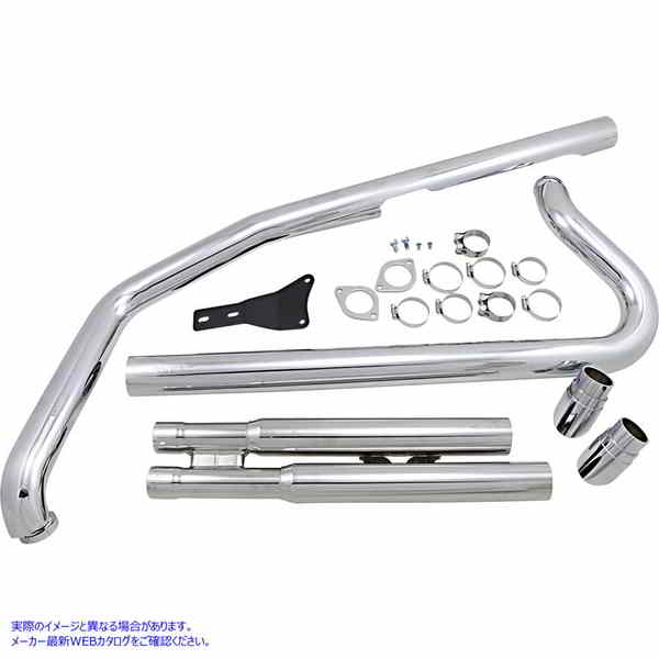 取寄せ スピードスター スラッシュダウンエキゾースト - VN2000 コブラ Speedster Slashdown Exhaust - VN2000 4823 DRAG 18100414｜ハーレーパーツデポ