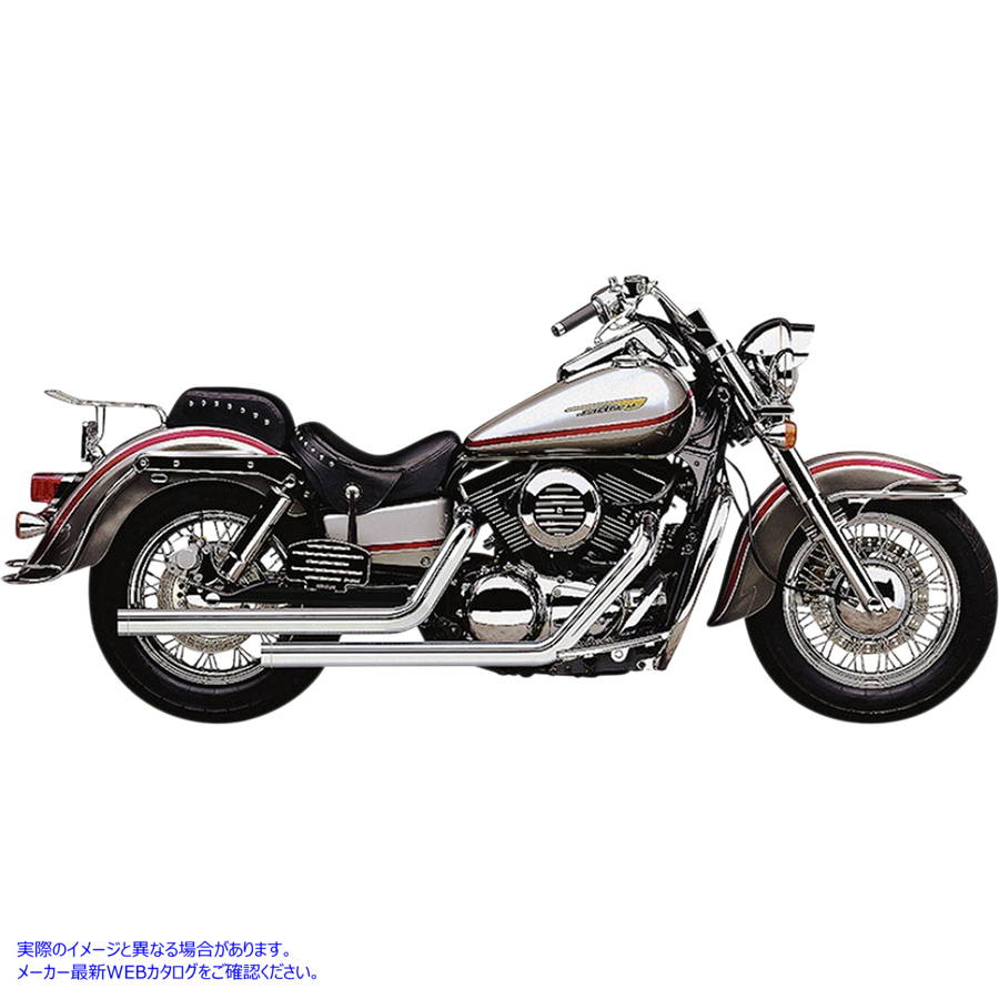 取寄せ ドラッグスターエキゾースト - VN1500/1600 コブラ Dragster Exhaust - VN1500/1600 4619T DRAG 18102336|ハーレーパーツデポ