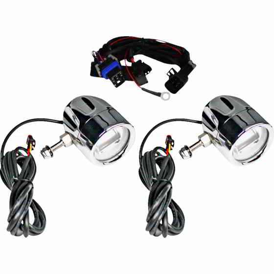 取寄せ フォグランプ - クローム カスタムダイナミクス Fog Light - Chrome PB-FOG-CHAL-C DRAG 20012490