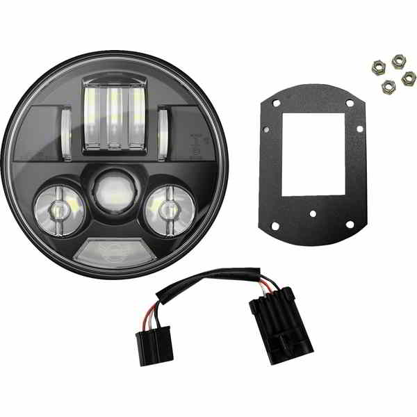 取寄せ ProBEAMR ヘッドライトキット - 5-3/4インチ - ブラック - FXLRST/FXRST カスタムダイナミクス ProBEAMR Headlight Kit - 5-3/4 - Black - FXLRST/FXRST PB-LRST-B DRAG 20012738