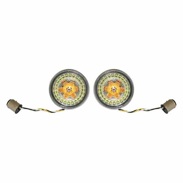 取寄せ バレットターンシグナル - 1157 - クローム - スモークレンズ カスタムダイナミクス Bullet Turn Signal - 1157 - Chrome - Smoke Lens PB-BB-AW-1157CS DRAG 20201591
