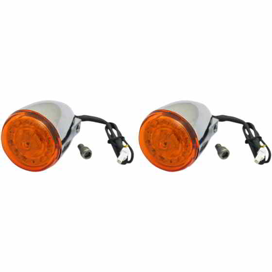 取寄せ ProBEAMR ターンシグナル - クローム/アンバー カスタムダイナミクス ProBEAMR Turn Signals - Chrome/Amber PB-IND-RTS-A-C DRAG 20201744 23,594円