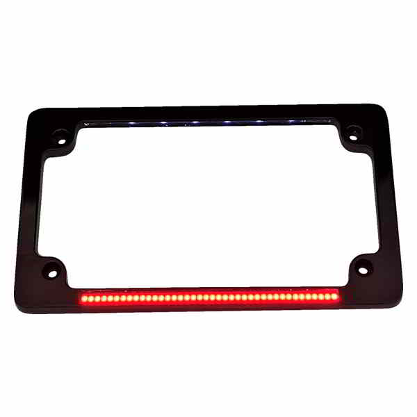 取寄せ デュアルナンバープレートフレーム - ブラック カスタムダイナミクス Dual License Plate Frame - Black TF02-B DRAG 20300991 14,514円