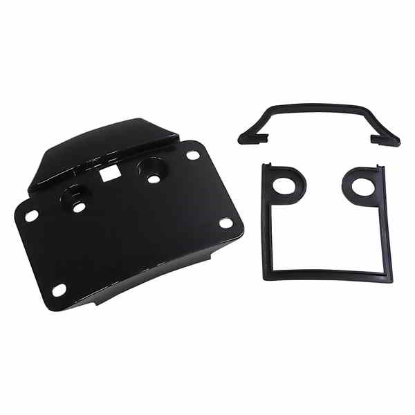 取寄せ ナンバープレートマウント - CVO - ブラック カスタムダイナミクス License Plate Mount - CVO - Black CD-CVO-MOUNT-B DRAG 20301959