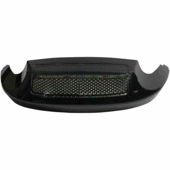 取寄せ LEDフロントフェンダーチップ - アンバーLED/スモークレンズ - ブラック カスタムダイナミクス LED Front Fender Tip - Amber LED/Smoke Lens - Black GEN-FT-AS-BLK DRAG 20401778