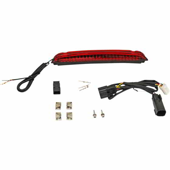 取寄せ 荷物ラックライトバー - 赤 カスタムダイナミクス Luggage Rack Light Bar - Red CD-LR-01-R DRAG 20402263