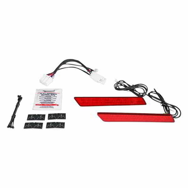 取寄せ サドルバッグラッチライト - 97-13 - レッド カスタムダイナミクス Saddlebag Latch Lights - '97-'13 - Red CD-LATCH-HD-R DRAG 20402477｜ハーレーパーツデポ