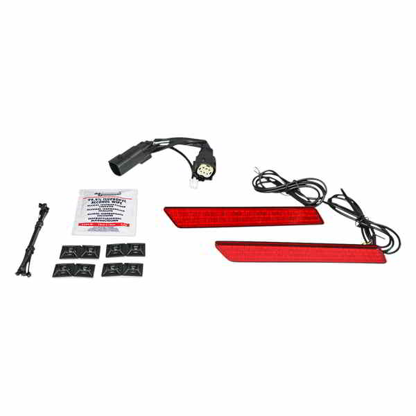 取寄せ サドルバッグラッチライト - SS6 - レッド カスタムダイナミクス Saddlebag Latch Lights - SS6 - Red CD-LATCH-SS6-R DRAG 20402479|ハーレーパーツデポ