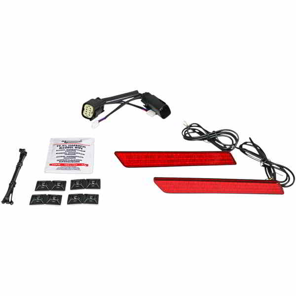 取寄せ サドルバッグラッチライト - SS8 - レッド カスタムダイナミクス Saddlebag Latch Lights - SS8 - Red CD-LATCH-SS8-R DRAG 20402481