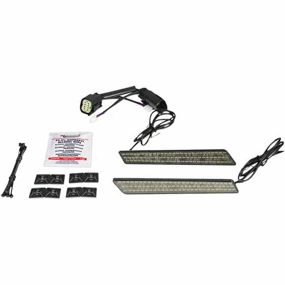 取寄せ サドルバッグラッチライト - SS8 - スモーク カスタムダイナミクス Saddlebag Latch Lights - SS8 - Smoke CD-LATCH-SS8-S DRAG 20402482