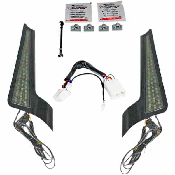 取寄せ ファシア LED ライトパネル - ブラック/スモーク カスタムダイナミクス Fascia LED Light Panels - Black/Smoke CD-FASCIA-HD-SB DRAG 20402519 28,018円