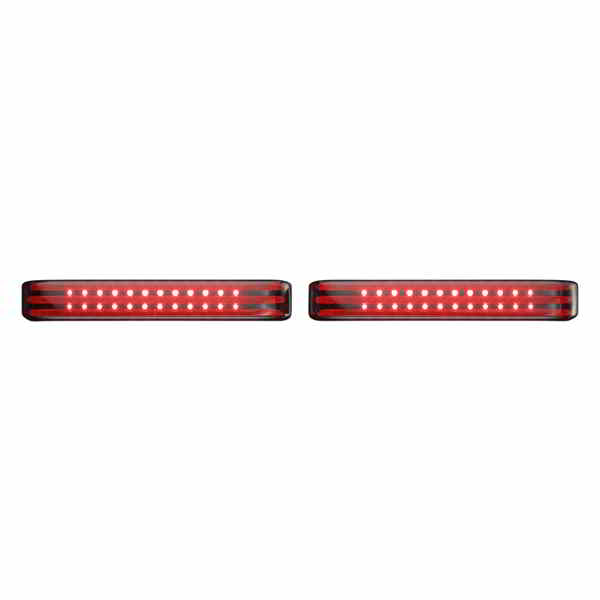取寄せ サドルバッグ LED ライト - シーケンシャル - ブラック/スモーク カスタムダイナミクス Saddlebag LED Lights - Sequential - Black/Smoke PB-SBSEQ-BCM-BS DRAG 20402568|ハーレーパーツデポ