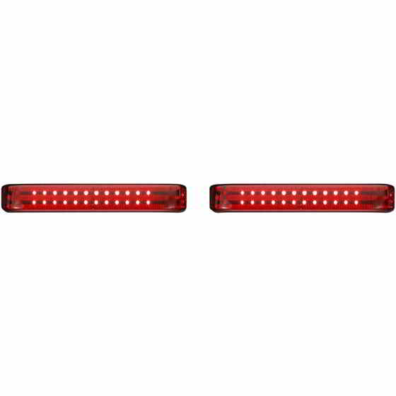 取寄せ サドルバッグ LED ライト - シーケンシャル - ブラック/レッド カスタムダイナミクス Saddlebag LED Lights - Sequential - Black/Red PB-SBSEQ-BCM4BR DRAG 20402571