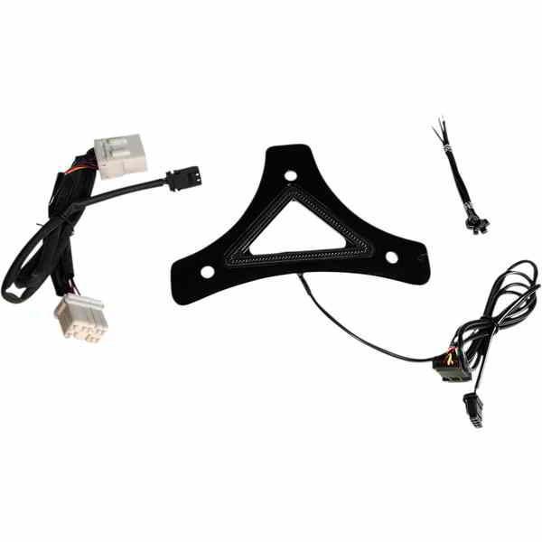 取寄せ LEDバックレストライト - ラン/ブレーキ - ブラック カスタムダイナミクス LED Backrest Light - Run/Brake - Black CD-BR-HD-B DRAG 20402607｜ハーレーパーツデポ