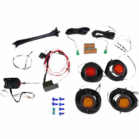取寄せ ターンシグナルキット - ユニバーサル カスタムダイナミクス Turn Signal Kit - Universal CD-UTV-ARTS-KIT DRAG 20402706