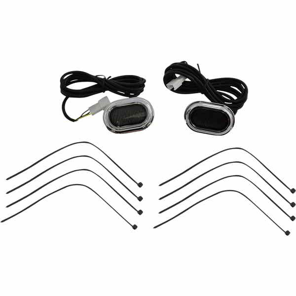 取寄せ アンテナグロメットライト - スモークレンズ - クローム カスタムダイナミクス Antenna Grommet Light - Smoke Lens - Chrome CD-PLUG-SC DRAG 20402747｜ハーレーパーツデポ 8,776円