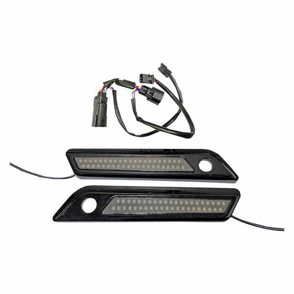 取寄せ ラッチライト - サドルバッグ - デュアルカラー - スモーク - ブラック カスタムダイナミクス Latch Light - Saddlebag - Dual Color - Smoke - Black CD-SBL-DC4-SB DRAG 20402873|ハーレーパーツデポ