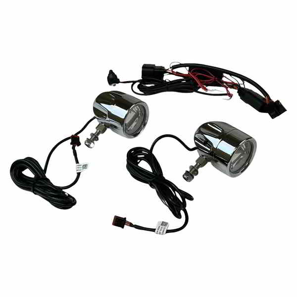取寄せ LEDフォグランプ - ハロー - クローム カスタムダイナミクス LED Fog Light - Halo - Chrome PB-FOG-23-C DRAG 20403247｜ハーレーパーツデポ