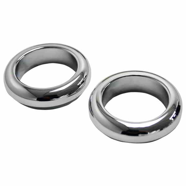 取寄せ フォークブーツカバー - 39 mm - クローム LA チョッパーズ Fork Boot Cover - 39 mm - Chrome LA-7503-39 DRAG 04060060