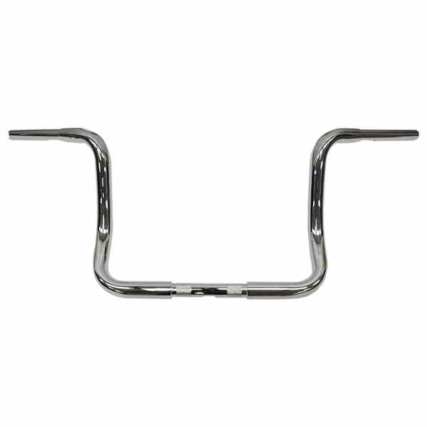 取寄せ ハンドルバー - 10インチ - クローム LA チョッパーズ Handlebar - 10 - Chrome LA-7321-10 DRAG 06012659|ハーレーパーツデポ