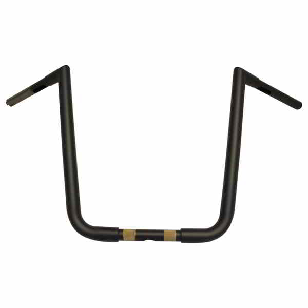 取寄せ ハンドルバー - ビッグツインピークス - 16インチ - フラットブラック LA チョッパーズ Handlebar - Big Twin Peaks - 16 - Flat Black LA-7360-16M DRAG 06013468|ハーレーパーツデポ