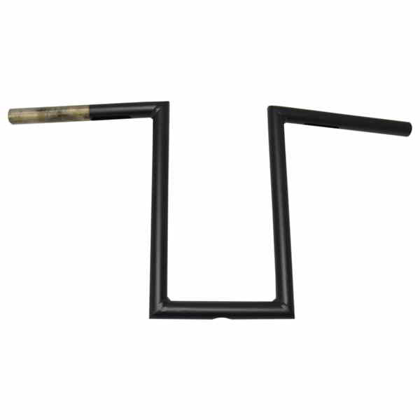 取寄せ ハンドルバー - ナローZ - 12インチ - フラットブラック LA チョッパーズ Handlebar - Narrow Z - 12 - Flat Black LA-7380-12M DRAG 06013478