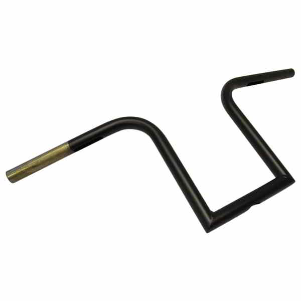 取寄せ ハンドルバー - バーボンエイプ - 10インチ - フラットブラック LA チョッパーズ Handlebar - Bourbon Ape - 10 - Flat Black LA-7381-10M DRAG 06013479｜ハーレーパーツデポ