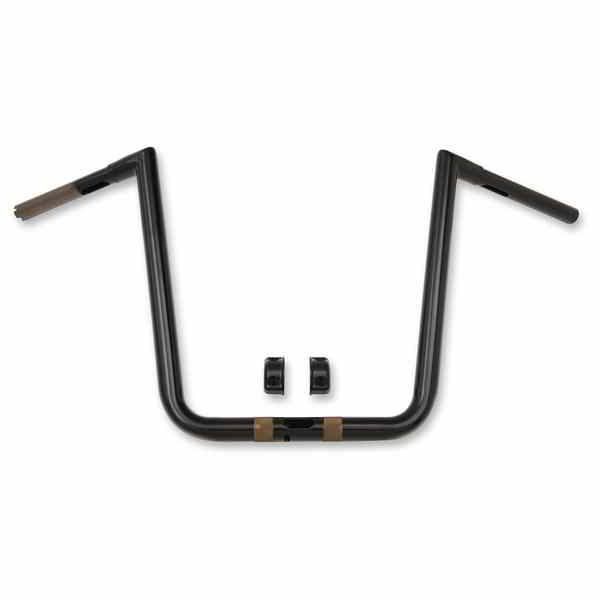 取寄せ ハンドルバー - ヘフティ ツインピークス - 16インチ - ブラック LA チョッパーズ Handlebar - Hefty Twin Peaks - 16 - Black LA-7312-66B DRAG 06013843｜ハーレーパーツデポ