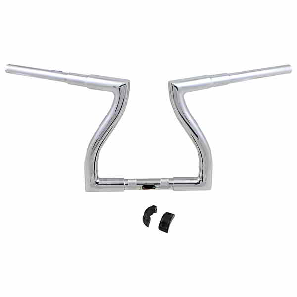 取寄せ ハンドルバー - スレッシャー - 12インチ - クローム LA チョッパーズ Handlebar - Thresher - 12 - Chrome LA-7317-12 DRAG 06015362|ハーレーパーツデポ