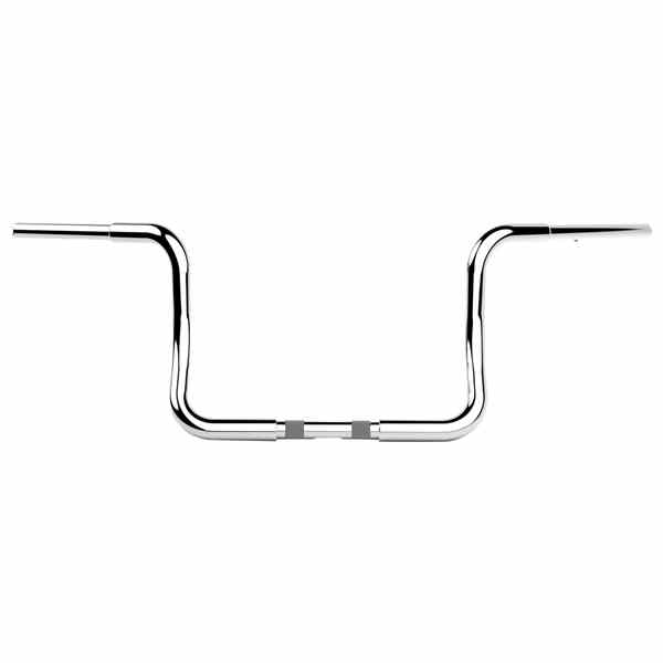 取寄せ ハンドルバー - ツインラウンド - 10インチ - クローム LA チョッパーズ Handlebar - Twin Round - 10 - Chrome LA-7325-10C DRAG 06016228|ハーレーパーツデポ